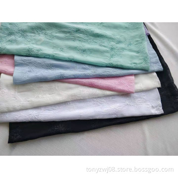 100% Polyester Chiffon Pleat Fabric